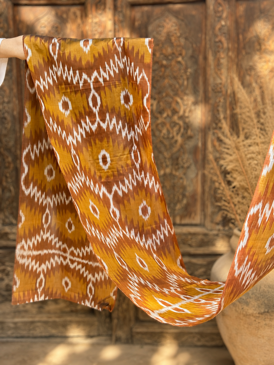 Named textile motif detail