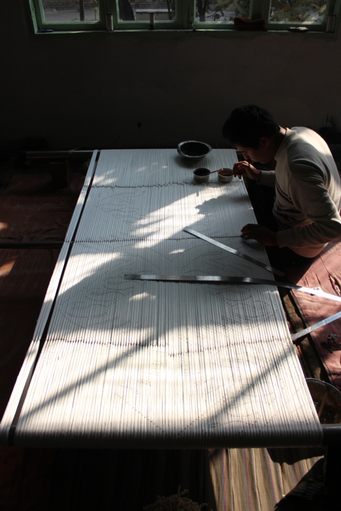 Ikat motif painting